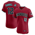 Arizona Diamondbacks #12 Lourdes Gurriel Jr Player Red HeidiMiller Limited Elite Home Game Stitched Jerseys