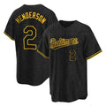 Baltimore Orioles #2 Gunnar Henderson Player Black HeidiMiller Snake Skin City Home Game Stitched Jerseys