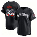 New York Yankees #99 Aaron Judge Navy HeidiMiller USA 250 Fourth of July Limited Stitched Jersey