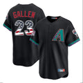 Arizona Diamondbacks #23 Zac Gallen Player Black HeidiMiller USA 250 Fourth of July Home Game Stitched Jerseys