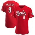 Cincinnati Reds #9 Matt McLain Player Red HeidiMiller Limited Elite Home Stitched Jerseys