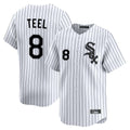 Chicago White Sox #8 Kyle Teel Player White HeidiMiller Stripe Limited Home Stitched Jerseys