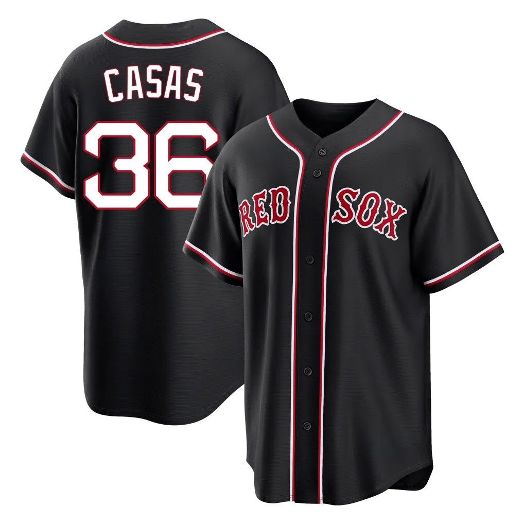 Boston Red Sox #36 Triston Casas Player Black HeidiMiller Out Home Game Stitched Jerseys