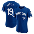 Kansas City Royals #19 Michael Massey Player Royal HeidiMiller City Connect Limited Elite Home Game Stitched Jerseys