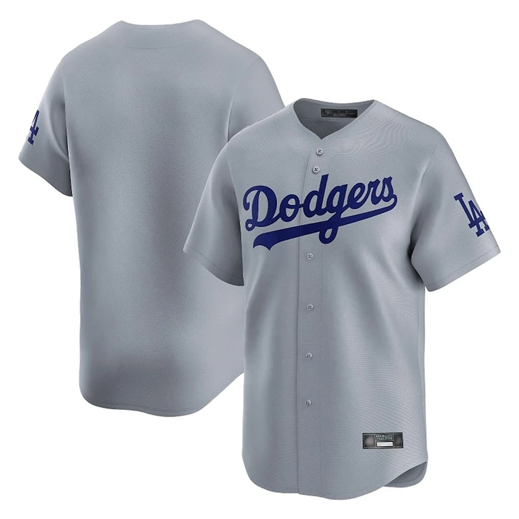 Los Angeles Dodgers Blank Player Gray HeidiMiller Limited Home Stitched Jerseys
