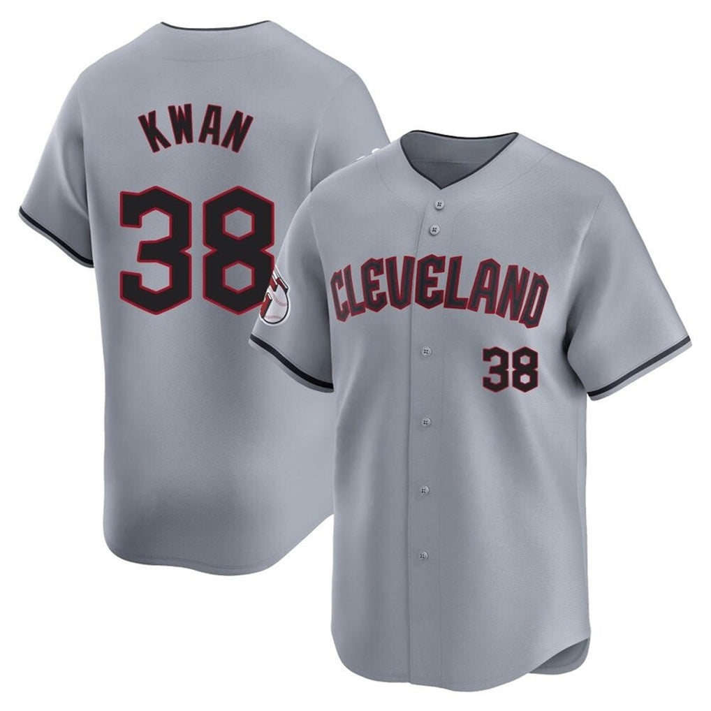 Cleveland Guardians #38 Steven Kwan Player Gray HeidiMiller Road Limited Home Stitched Jerseys