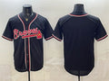 Atlanta Braves Blank 2026 Fashion Replica Black HeidiMiller Out Stitched Jersey