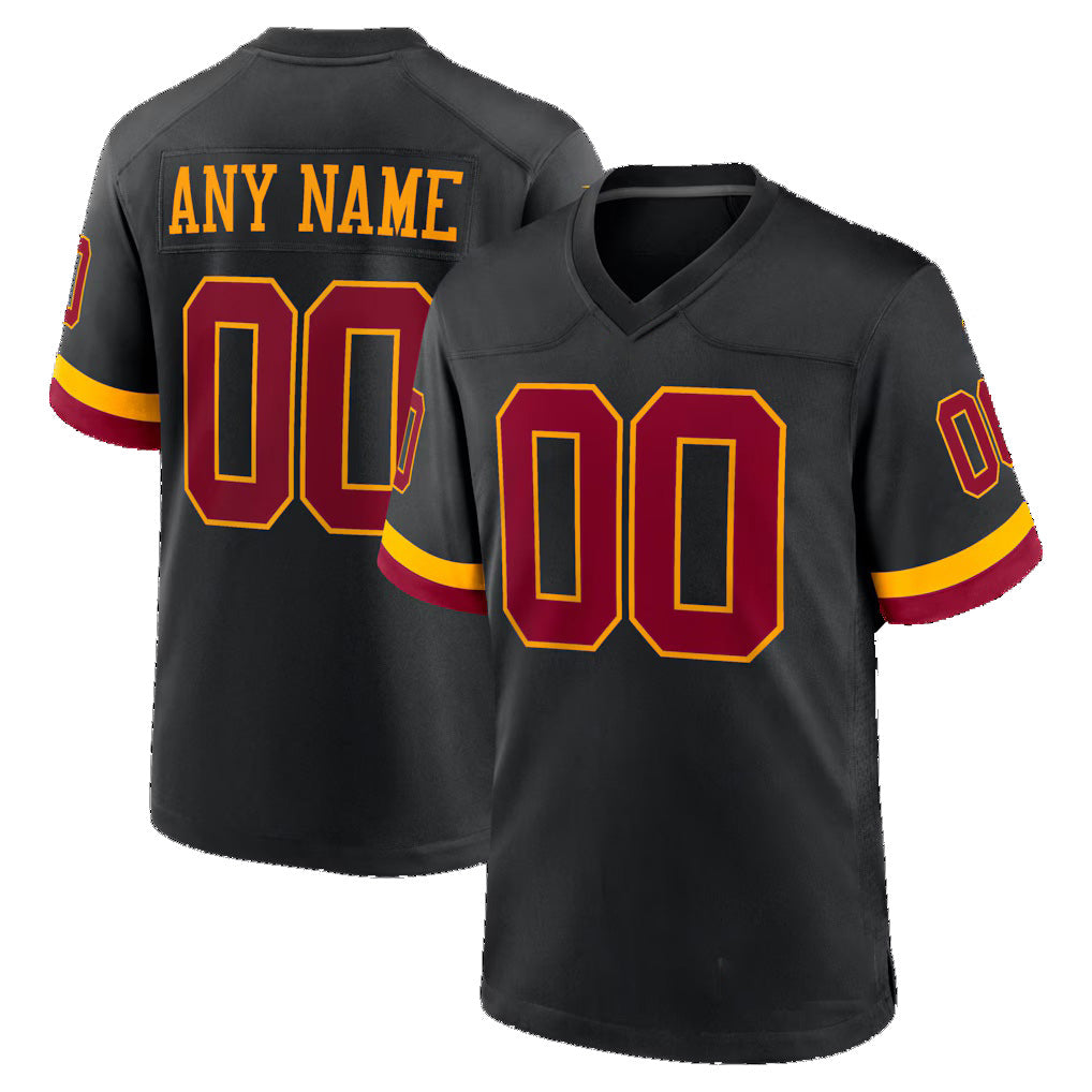 Custom W.Commanders Black HeidiMiller Hail Raiser Alternate Game Jersey