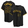 Chicago White Sox #20 Miguel Vargas Player Black HeidiMiller Snake Skin City Home Game Stitched Jerseys
