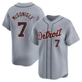 Detroit Tigers #7 Kevin McGonigle Player Gray HeidiMiller Home Limited Stitched Jerseys