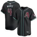 Arizona Diamondbacks #4 Ketel Marte Player Black HeidiMiller Limited Home Game Stitched Jerseys