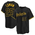 Los Angeles Dodgers #25 Tommy Edman Player Black HeidiMiller Snake Skin City Game Home Stitched Jerseys