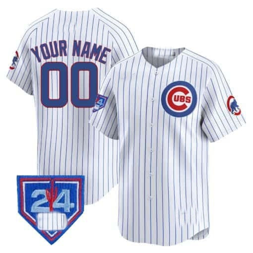 Custom Chicago Cubs 2024 Spring Training Patch Vapor Premier Limited Jersey V2 ¨C White Alternate HeidiMiller