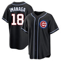 Chicago Cubs #18 Shota Imanaga Player Black HeidiMiller Fashion Out Game Stitched Jerseys
