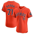 Houston Astros #71 Josh Hader Player Orange HeidiMiller Home Limited Elite Stitched Jerseys