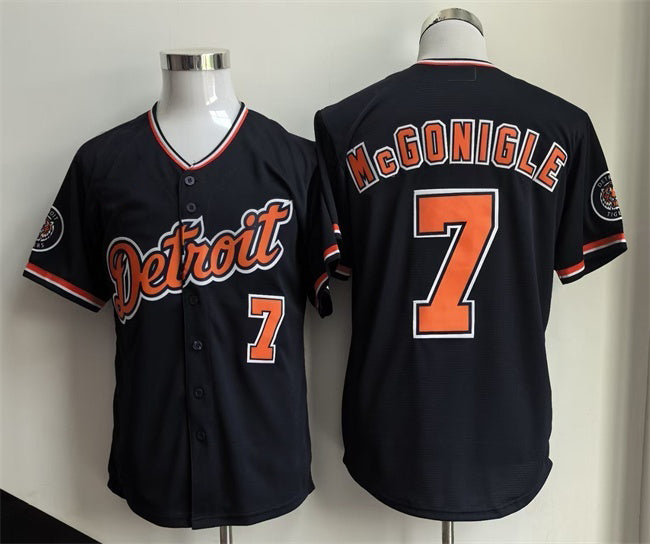 Detroit Tigers #7 Kevin McGonigle Black HeidiMiller 2026 Alternate Vapor Premier Limited Stitched Jersey