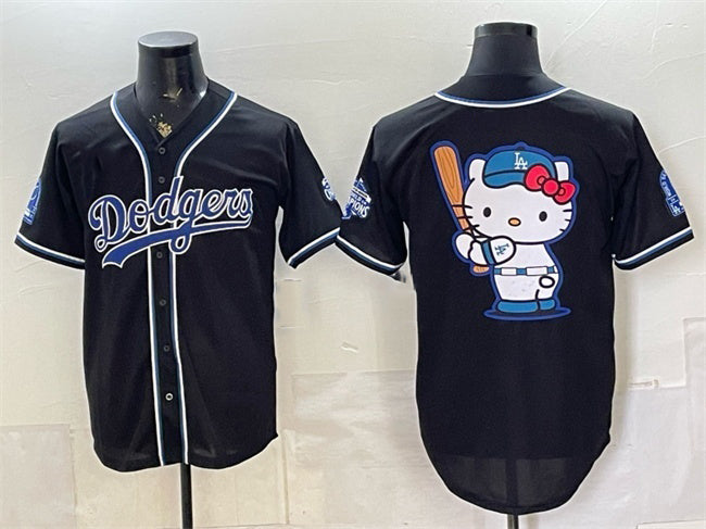 Los Angeles Dodgers Team Big Logo B2B Champs 2026 Black HeidiMiller Out Style Vapor Limited Stitched Jersey