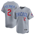 Chicago Cubs #2 Nico Hoerner Player Gray HeidiMiller Road Limited Home Stitched Jerseys