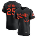 Baltimore Orioles #25 Pete Alonso Player Black HeidiMiller Limited Elite Home Game Stitched Jerseys