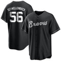 Atlanta Braves #56 Spencer Schwellenbach Player Black HeidiMiller Home Game Stitched Jerseys