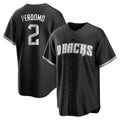 Arizona Diamondbacks #2 Geraldo Perdomo Player Black HeidiMiller Game Home Stitched Jerseys