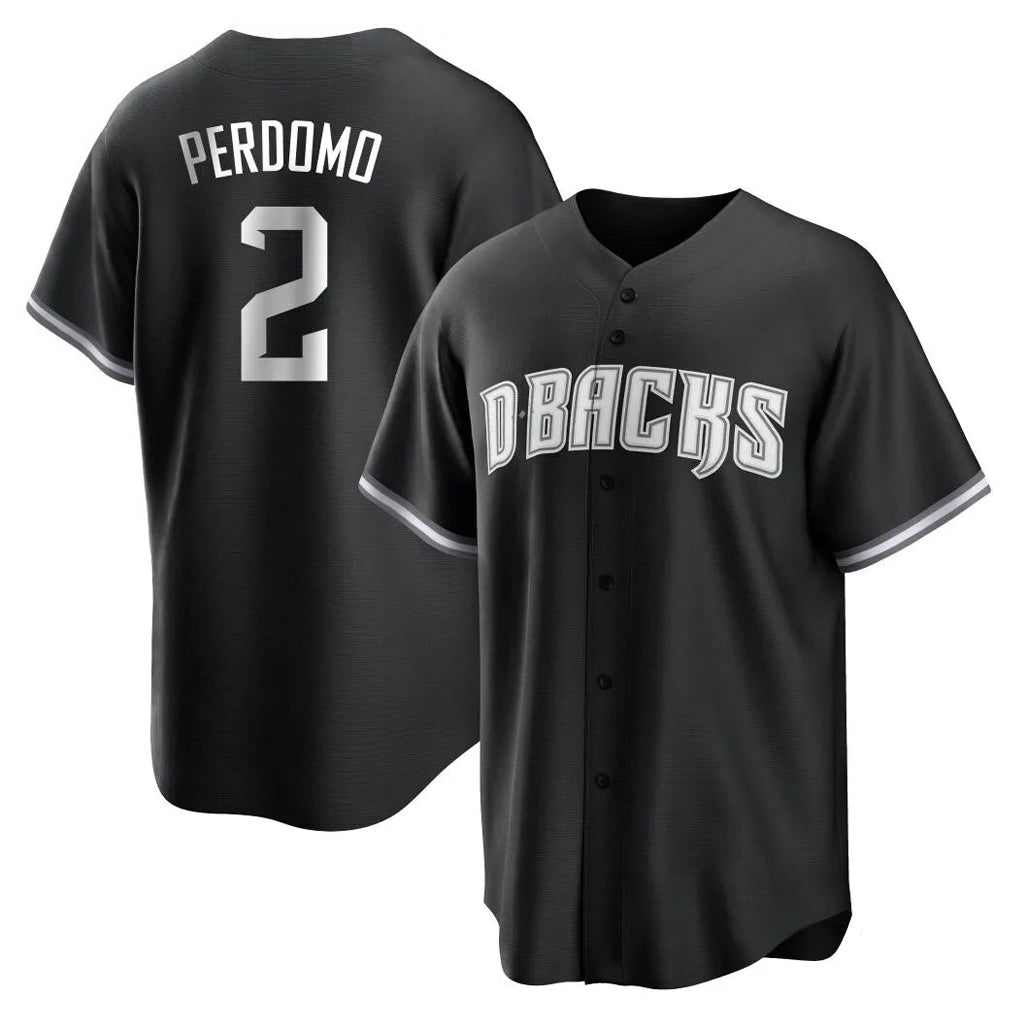 Arizona Diamondbacks #2 Geraldo Perdomo Player Black HeidiMiller Game Home Stitched Jerseys