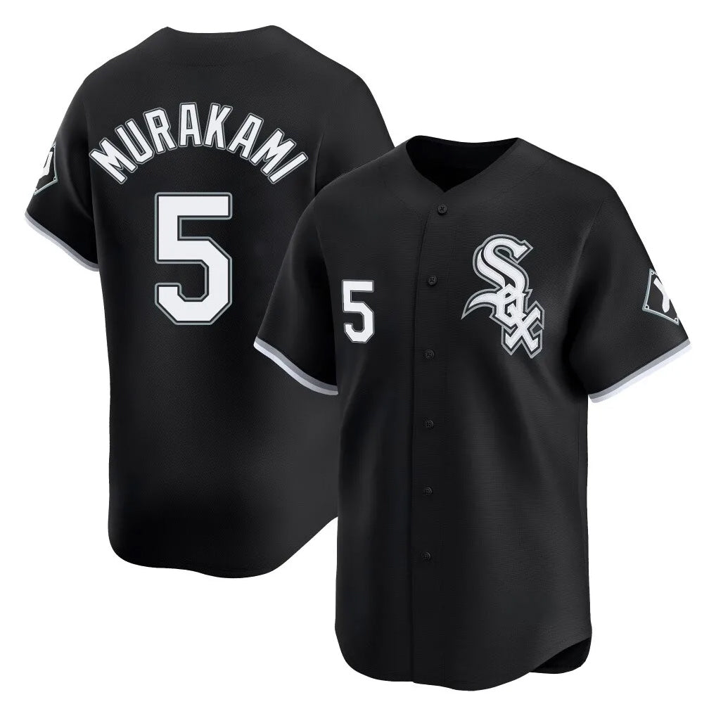 Chicago White Sox #5 Munetaka Murakami Player Black HeidiMiller Limited Home Stitched Jerseys