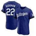Los Angeles Dodgers #22 Clayton Kershaw Player Royal HeidiMiller City Connect Elite Home Stitched Jerseys