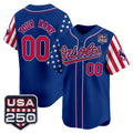 Custom Baltimore Orioles America 250 Edition Vapor Premier Limited Royal HeidiMiller Stitched Jerseys