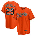 Baltimore Orioles #29 Samuel Basallo Player Orange HeidiMiller Home Game Stitched Jerseys