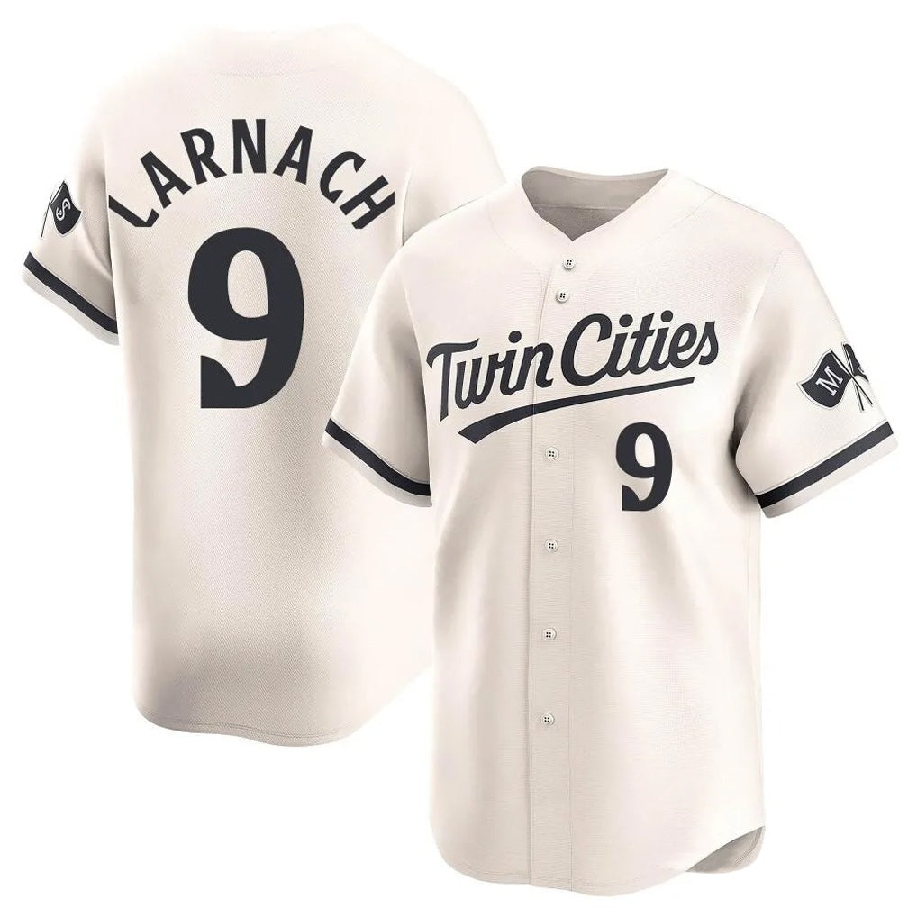 Minnesota Twins #9 Trevor Larnach Player Cream HeidiMiller Home Limited Stitched Jerseys
