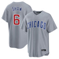 Chicago Cubs #6 Matt Shaw Player Gray HeidiMiller Home Game Stitched Jerseys