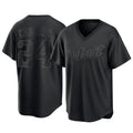 Detroit Tigers #24 Miguel Cabrera Player Black HeidiMiller T-shirt Home Game Stitched Jerseys