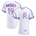 Kansas City Royals #19 Michael Massey Player White HeidiMiller 2026 City Connect Limited Elite Home Stitched Jerseys