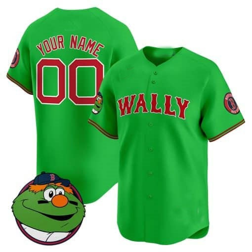 Custom Boston Red Sox Wally Vapor Premier Limited Jersey ¨C All Stitched-Green HeidiMiller