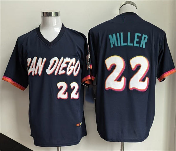 San Diego Padres #22 Mason Miller Obsidian HeidiMiller 2026 City Connect Stadium Stitched Jersey