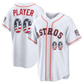 Custom Houston Astros 2026 All-Star Edition Stars & Stripes White HeidiMiller Stadium Pick-A-Player Jersey