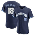 Chicago Cubs #18 Shota Imanaga Player Navy HeidiMiller City Connect Limited Elite Home Stitched Jerseys