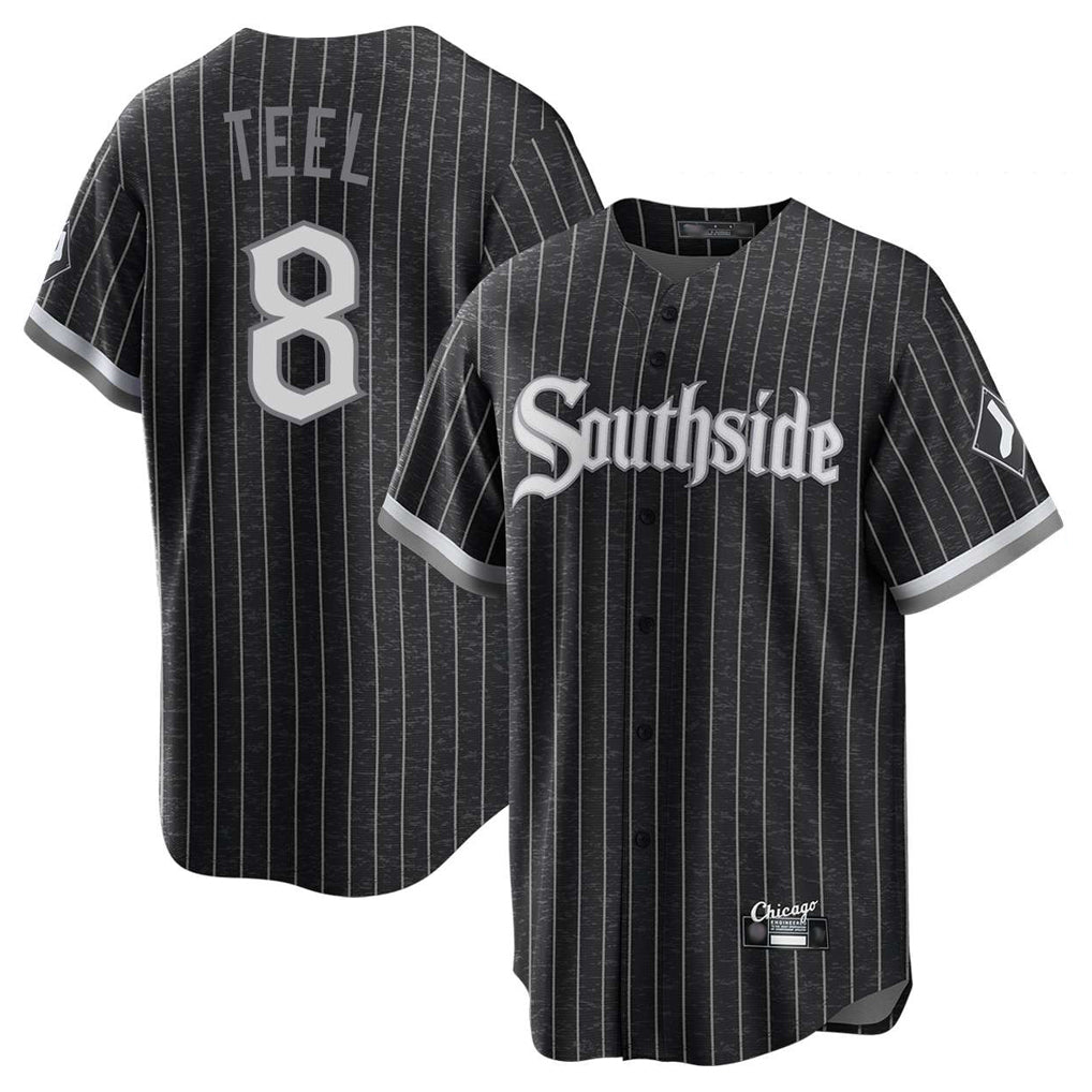 Chicago White Sox #8 Kyle Teel Player Black HeidiMiller City Connect Home Game Stitched Jerseys