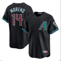 Arizona Diamondbacks #14 Gabriel Moreno Player Black HeidiMiller Fashion Out Home Game Stitched Jerseys