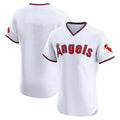 Los Angeles Angels Blank Player White HeidiMiller T-shirt Home Limited Elite Stitched Jerseys