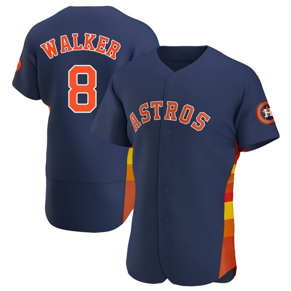 Houston Astros #8 Christian Walker Player Navy HeidiMiller Home Limited Elite Stitched Jerseys