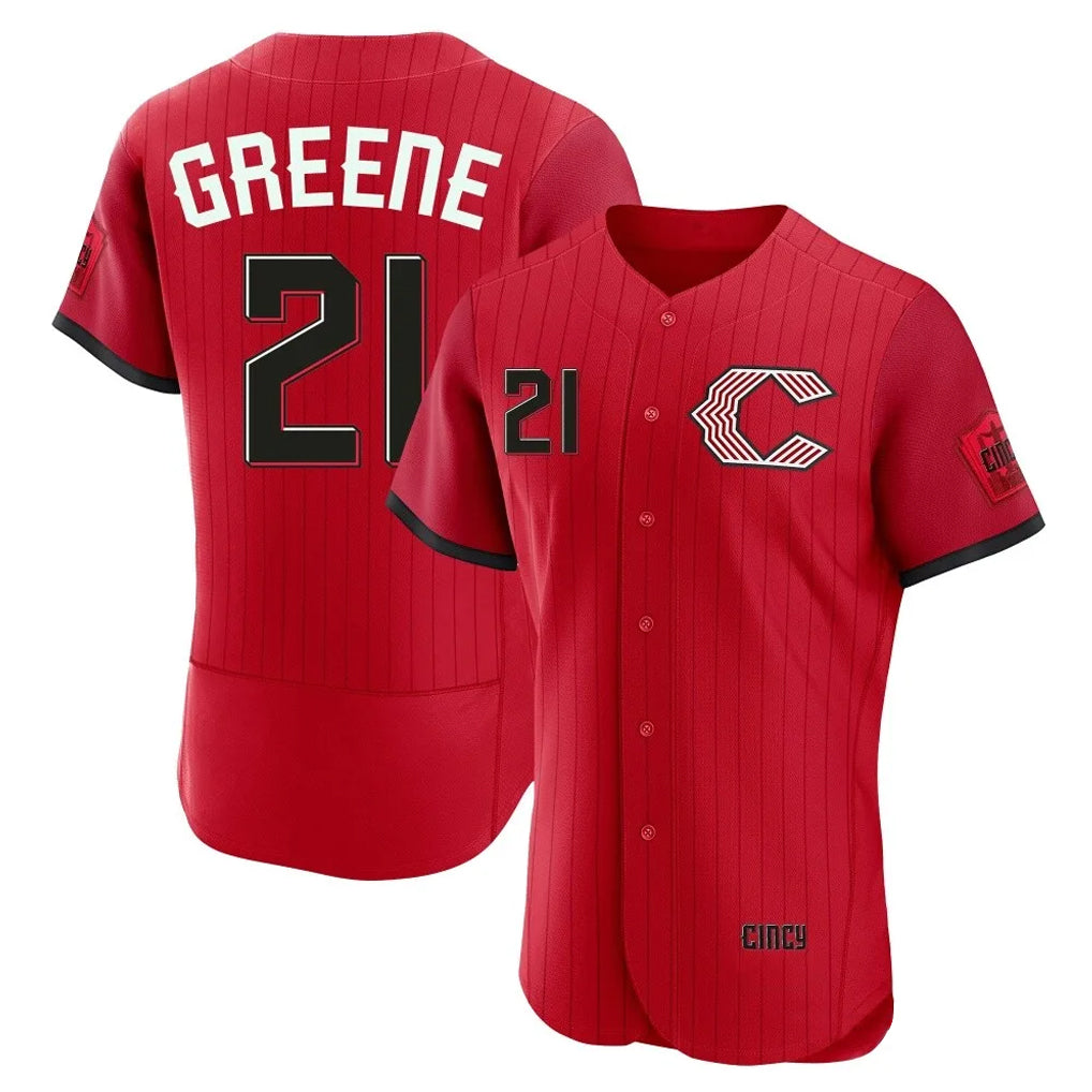 Cincinnati Reds #21 Hunter Greene Player Red HeidiMiller 2026 City Connect Limited Elite Home Stitched Jerseys