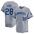 Kansas City Royals #28 Kyle Isbel Player Gray HeidiMiller Limited Home Stitched Jerseys
