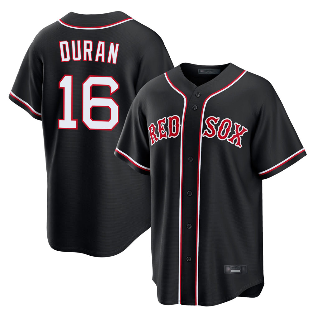 Boston Red Sox #16 Jarren Duran Player Black HeidiMiller Out Home Game Stitched Jerseys