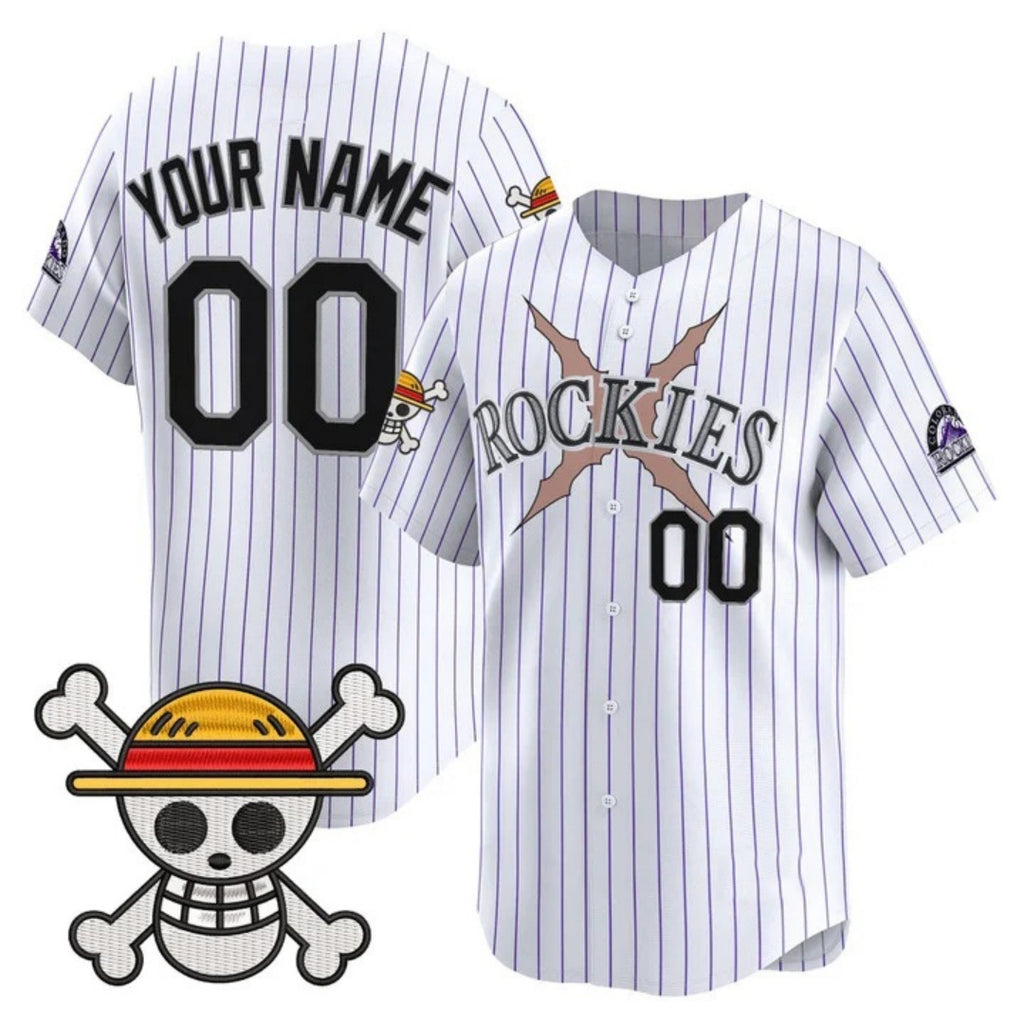 Custom Colorado Rockies x One Piece White HeidiMiller Vapor Premier Limited Jersey - Stitched