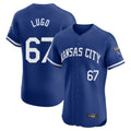 Kansas City Royals #67 Seth Lugo Player Royal HeidiMiller Limited Elite Home Game Stitched Jerseys
