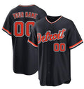Custom Detroit Tigers Alternate Replica Navy HeidiMiller Jersey
