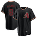 Arizona Diamondbacks #8 James McCann Player Black HeidiMiller Limited Home Stitched Jerseys