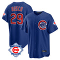 Chicago Cubs #29 Michael Busch Player Royal HeidiMiller 150th Anniversary Home Game Stitched Jerseys